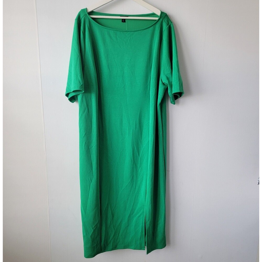 Torrid womens Midi Studio Cupro Bodycon Dress size 3X Shift Office Career